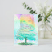 De boom van Life Light Angel Briefkaart (Staand voorkant)