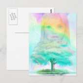 De boom van Life Light Angel Briefkaart (Voorkant / Achterkant)