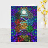 De Boom van Metatrons van het Wenskaart van het Kaart (Gele Bloem)