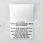 De Boom van Mondrian in stereo-installatie Feestdagen Kaart (Binnen)