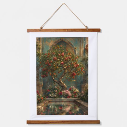De Boom van Robijn Geheim Hangend Wandkleed (Voorkant)