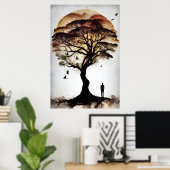 De Boom van Stille Geheimnissen Poster (Thuiskantoor)