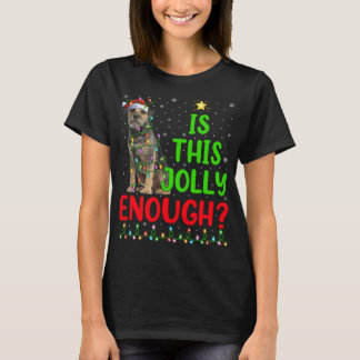 De boom van Xmas is dit slechts genoeg grens terri T-shirt