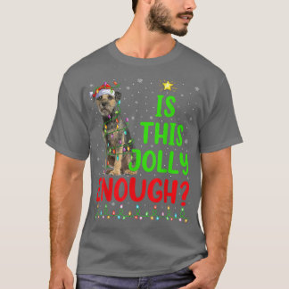 De boom van Xmas is dit slechts genoeg grens terri T-shirt