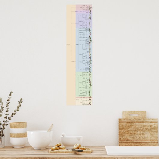 De boom van Yum: Plantae Poster (Keuken)