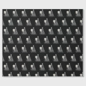 De boom verlichten cadeaupapier (Vlak)