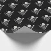 De boom verlichten cadeaupapier (Hoek)