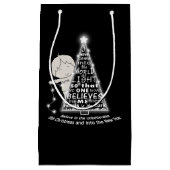 De boom verlichten klein cadeauzakje (Voorkant)