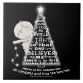 De boom verlichten tegeltje (Voorkant)