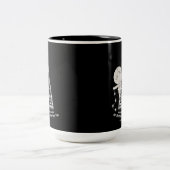 De boom verlichten tweekleurige koffiemok (Center)