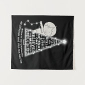 De boom verlichten wandkleed (Voorkant (horizontaal))