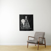 De boom verlichten wandkleed (In situ)