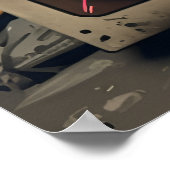 De Boombox van de terugkeer met het Stileren van d Poster (Hoek)