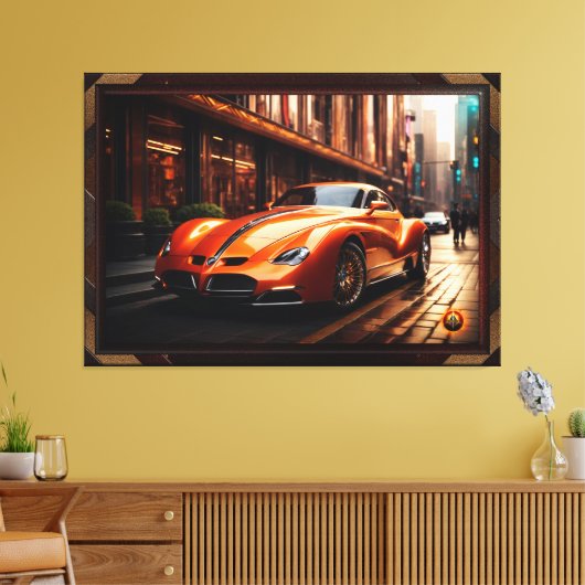 De Boomerang RTZ sportcoupé Canvas Afdruk (Insitu (Woonkamer))