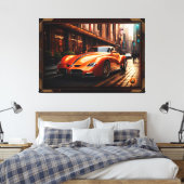 De Boomerang RTZ sportcoupé Canvas Afdruk (Insitu (Slaapkamer))