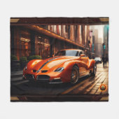 De Boomerang RTZ sportcoupé Fleece Deken (Voorkant (Horizontaal))