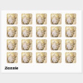 De boomfee  vierkante sticker (Vel)