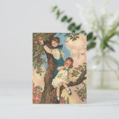 De boomklimmers briefkaart (Staand voorkant)