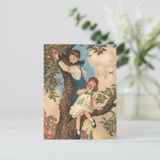 De boomklimmers briefkaart (Staand voorkant)