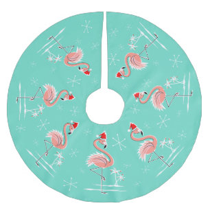 De boomrok van de Flamingo van Kerstmis Kerstboom Rok