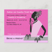 De Boomstam van de Juwelen van de mode toont het Briefkaart (Voorkant)