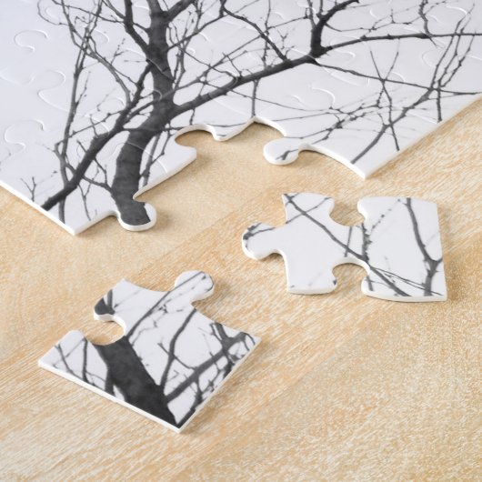 De boomtoppen kweken legpuzzel (Zijkant)