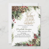 De boomvertakkingen van de pijn, de pine zet groen kaart (Voorkant)