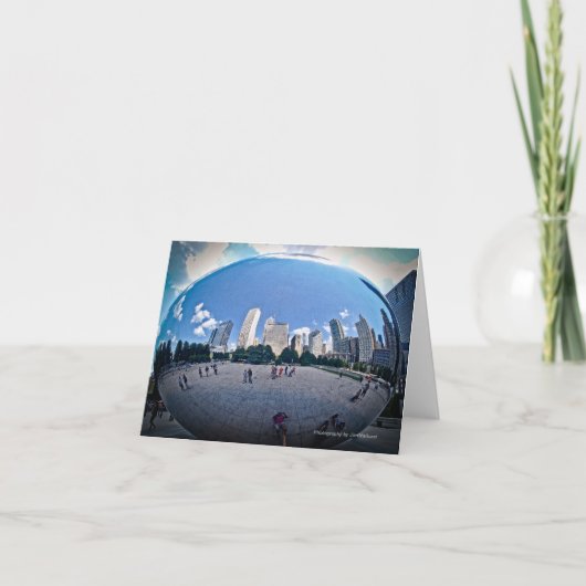 De "boon" - het Park Chicago van het Millennium Kaart (Voorkant)