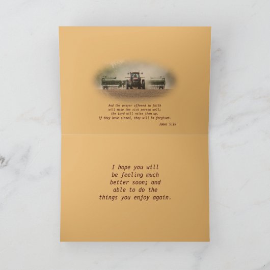 De boor Tarwe van Kansas #3- past om het even Kaart (Binnen)