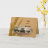 De boor Tarwe van Kansas #3- past om het even Kaart (Gele Bloem)