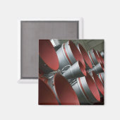 De boosters van het Sojoez TMA-14 ruimtevaartuig 3 Magneet (Voorkant / Achterkant)
