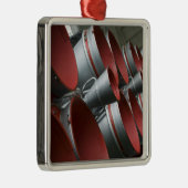 De boosters van het Sojoez TMA-14 ruimtevaartuig 3 Metalen Ornament (Rechts)