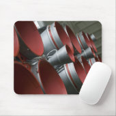 De boosters van het Sojoez TMA-14 ruimtevaartuig 3 Muismat (Met muis)