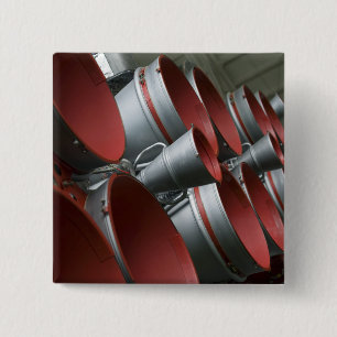 De boosters van het Sojoez TMA-14 ruimtevaartuig 3 Vierkante Button 5,1 Cm