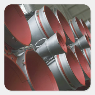 De boosters van het Sojoez TMA-14 ruimtevaartuig 3 Vierkante Sticker