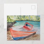 De boot briefkaart (Voorkant / Achterkant)