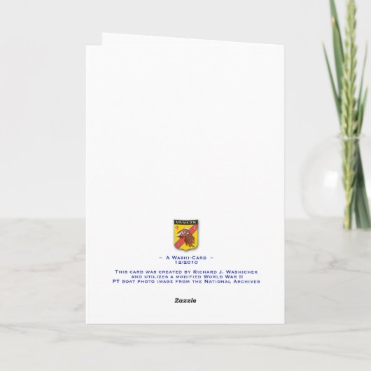 De Boot ChristmasCard 1 van PT Feestdagen Kaart (Achterkant)