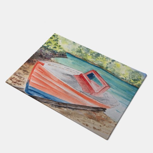 De boot deurmat (Schuin)