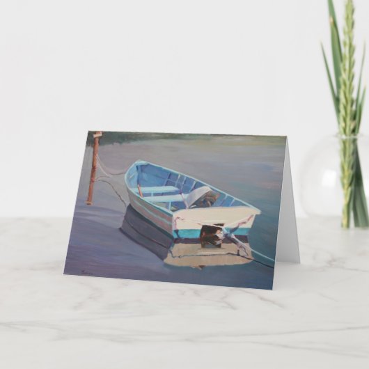 De Boot die van de rij in het Water drijven Kaart (Voorkant)