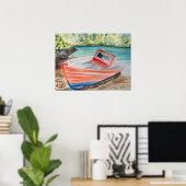 De boot poster (Thuiskantoor)