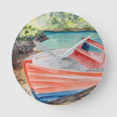 De boot ronde klok (Voorkant)