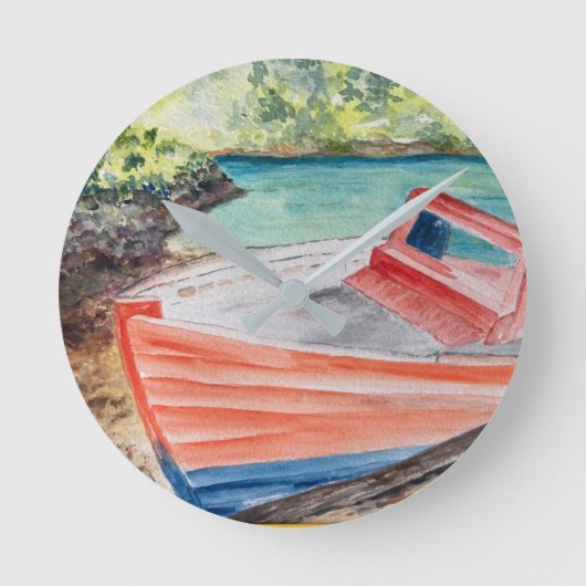 De boot ronde klok (Voorkant)