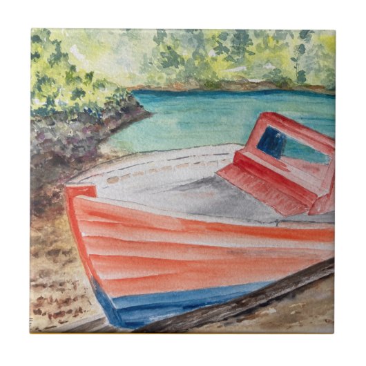 De boot tegeltje (Voorkant)