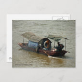 De boot uit Yangtze. Briefkaart (Voorkant / Achterkant)