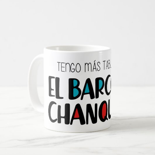 De boot van Chanquete Koffiemok (Voorkant links)