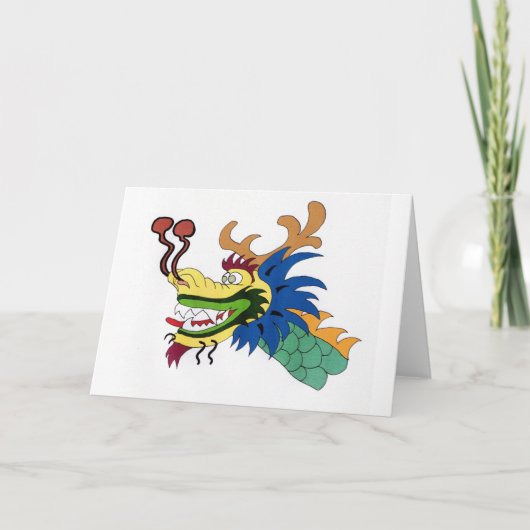 De boot van de draak kaart (Voorkant)