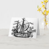 De boot van Ferdinand Magellan 'Victoria' Kaart (Gele Bloem)