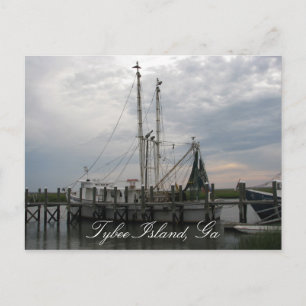 De Boot van garnalen Briefkaart