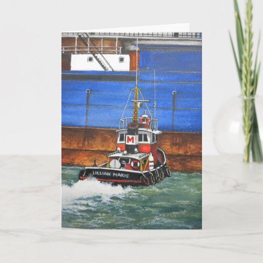 De boot van Marie van Lillian, door Jim Ott Kaart (Voorkant)