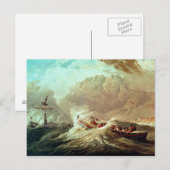 De boot van Tynemouth Bay Briefkaart (Voorkant / Achterkant)
